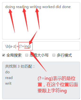 正则零宽断言